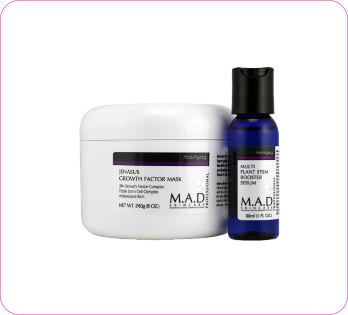 00148 Маска для интенсивного омоложения и регенерации кожи + Сыворотка-бустер (Jenasus growth factor mask + Multi Plant Stem Booster Serum ) 240 гр 30 мл 111389559162