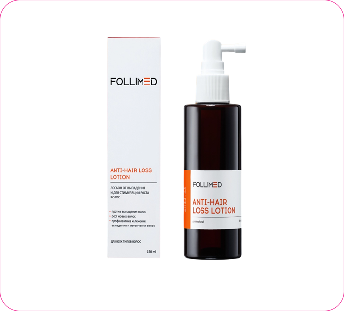 Фоллимед лосьон от выпадения и для стимуляции роста волос (Anti-Hair loss lotion) 150 мл 816191600042
