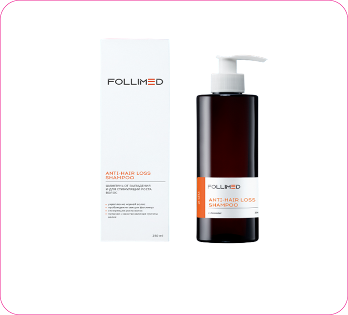 Фоллимед шампунь от выпадения и для стимуляции роста волос (Anti-Hair loss shampoo) 250 мл 20608