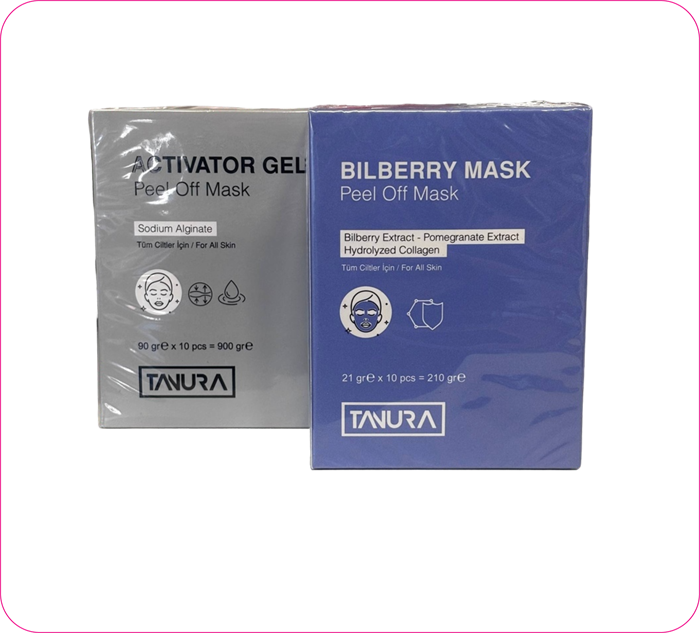 TNR292 Маска альгинатная с активатором Черника (BILBERRY PEEL-OFF MASK) 21 г/ 90 г 10 шт 707626850642