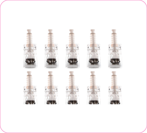 Dr.pen Картридж для дермопен / на 36 игл для Dr pen / насадка для аппарата для фракционной мезотерапии / дермапен My-M / А1 / N2 / M5 / А6 / М7 / E30 / белый байонет 816806985922