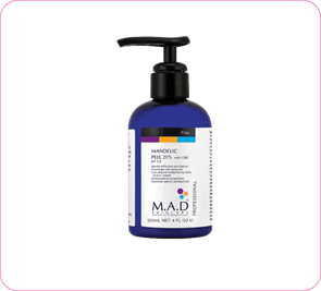 00413 Миндальный пилинг 25% с каннабидиолом pH 2.5 (Mandelic Peel 25% With CBD ) 120 мл 750425083652
