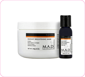 00188 Восстанавливающая маска для нормализации тона кожи + Сыворотка-бустер (Radiant Brightening Mask+ Brightening Skin Booster Serum ) 240 гр 30 мл 485260841922