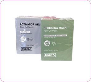 Маска альгинатная с активатором Спирулина (SPIRULINA PEEL-OFF MASK) 21 г/ 90 г 10 шт 271248792172